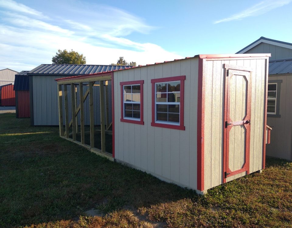 Pre-built chicken coop