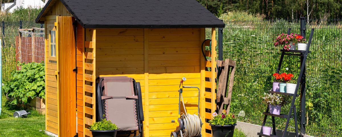 Storage shed in Lafayette, Indiana