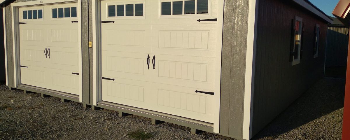 Two-car portable garage